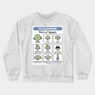 Pictogrammar - Parts of Speech Crewneck Sweatshirt